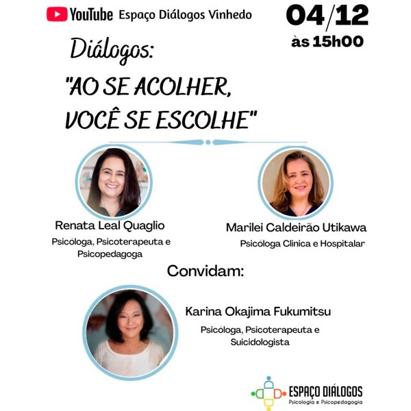 Diálogos: ”Ao se acolher, você se escolhe”