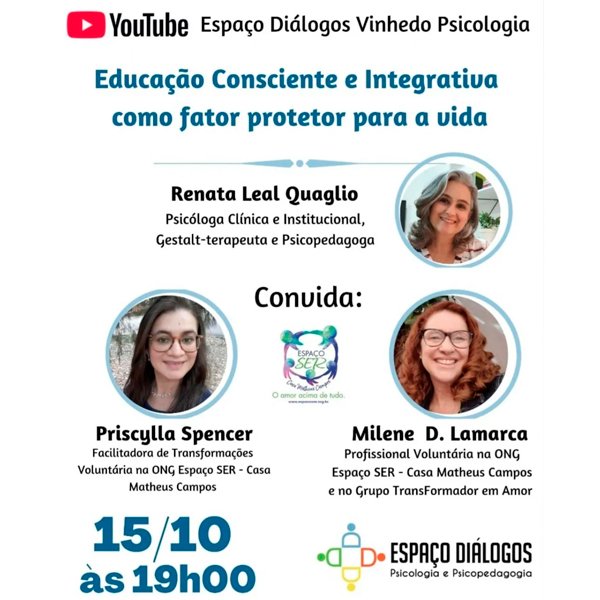 Educação Consciente e Integrada como fator protetor para a vida